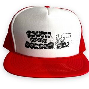 Red and White Trucker Hat